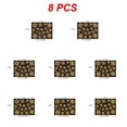 thumbnail image 1 of Papel tapiz de Año Nuevo para decoración de ventanas, pegatinas electrostáticas de copos de nieve con purpurina de Navidad, de 1 a 8 piezas, 1 of 4