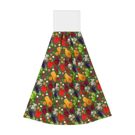 

Coaee Begetable for Fast Absorbent Hanging Towels with Velcro for Kitchen Bathroom Laundryroom