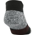 thumbnail image 5 of Gildan Mens Active Strategic Cushion No Show Socks with Tab Back, Multipairs 12 Black/Grey/Merlot 12-pairs Shoe Size: 6-12, 5 of 6