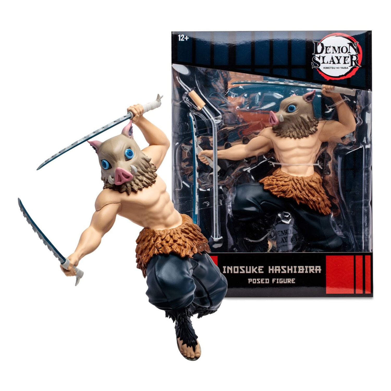 Demon Slayer Actionfigur – Inosuke Hashibira, Ca. 13 Cm, Beweglich & Mit Base