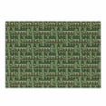 thumbnail image 1 of Cactus Cutting Board, Cartoon Style Saguaro Cactus on Zigzag Stripes Background, Decorative Tempered Glass Cutting and Serving Board, Small Size, Green Pale Brown Beige, by Ambesonne, 1 of 1