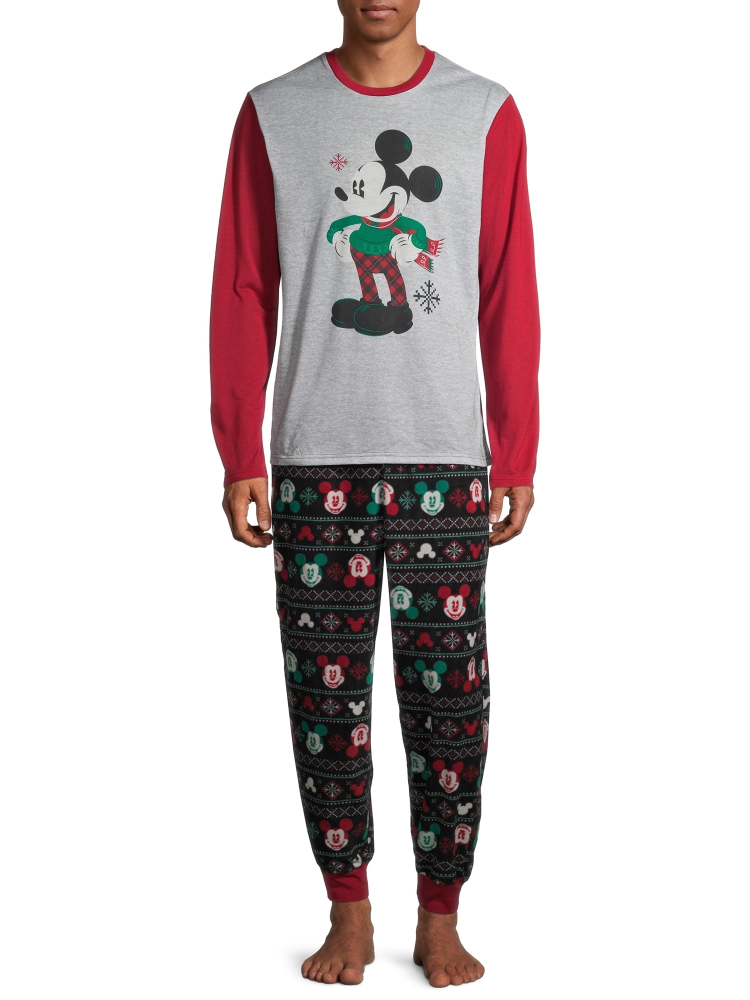 Disney Matching Family Christmas Pajamas Men's Mickey 2
