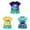 6Pcs Cute Baby Boy Clothes-Dark Blue+Yellow+Mint Green, variant on Gerichy Kids Boys Outfit Sets, 6 Piece Short Sleeve Cotton Shirts and Shorts Sets 0 6 12 18 24 Months 2T 3T Baby Boy Summer Outfits