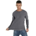 thumbnail image 5 of GIRUNS Mens Waffle Crew Neck Long Sleeve Pullover Shirts Casual Lightweight Fitted Basic T-Shirt, 5 of 5