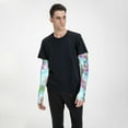 thumbnail image 5 of Haiem Dragonfly Floral UV Protection Cooling Arm Sleeves for Men and Women UPF 50 Sun Sleeve, 5 of 8