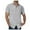 Grey, variant on Jkety Mens Workout Shirts Mens Short Sleeve Button Up Shirts Casual Chemise AG,S