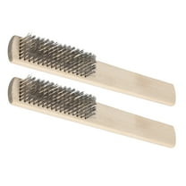 2 PCS Wire Brush Drill for Cleaning Steel Wire Hair Brush 2pcs