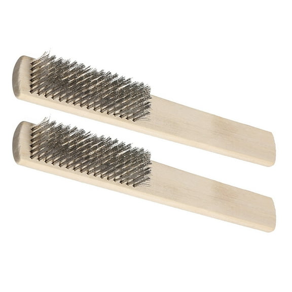 2 PCS Wire Brush Drill for Cleaning Steel Wire Hair Brush 2pcs