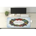 thumbnail image 2 of Christmas Computer Mouse Pad, Round Green Wreath with Vibrant Traditional Elements Happy New Year Art, Rectangle Non-Slip Rubber Mousepad X-Large, 35" x 15" Gaming Size, Multicolor, by Ambesonne, 2 of 2