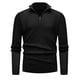 thumbnail image 2 of pstuiky Camisas casuales de manga larga para hombre, Suéter informal de manga larga con cuello alto y cremallera lisa para hombre Tops casuales para hombres m, 2 of 8