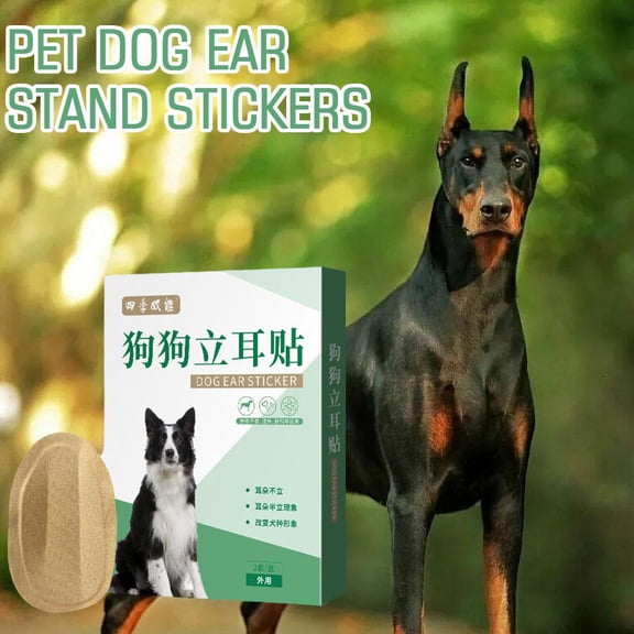 BETTERLIFE 2pcs Dog Ear Stand up Stickers Convenient Practical Lightweight Dog Ear Fixed UK T8L8