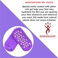 thumbnail image 2 of Moisturizing Socks, Gel Socks, Silicone Socks, Foot Care for Dry Feet Treatment, Overnight Lotion Socks for Women and Men, Dry Cracked Feet and Heel, Rough Calluses, with Essential Oils, 2 of 5