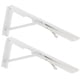 thumbnail image 4 of Juego de 2 soportes triangulares plegables para estantes de mesa. 16 pulgadas, 4 of 9