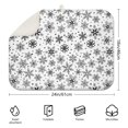 thumbnail image 2 of 2 Pcs Merry Christmas Dish Drying Mat - 18 X 24 Inch Santa Absorbent Microfiber Kitchen Counter Mat Xmas Housewarming Gift for Home Cooks, Dish Drying Pad for Dishes, Cups, Utensils, Pots & Pans, 2 of 3