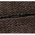 thumbnail image 2 of OctoRose Full Size 3 Side Zipper Premium Upholstery  Linen Brown / Black Mixed Futon Cover (Linen-Brown), 2 of 4