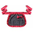thumbnail image 1 of Cute Waist Apron Vintage Retro Ruffle Apron 50’s Cooking Kitchen Apron with Pockets for Women Girls, Red, 1 of 6