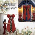 thumbnail image 6 of 1 Pack 23.6 x 63 Inches Christmas Large Bows,Wine | Halloween Tree Topper Bow Decor, Giant Christmas Front Door Bows for Home Wreath Wall Backdrop Party, 6 of 6