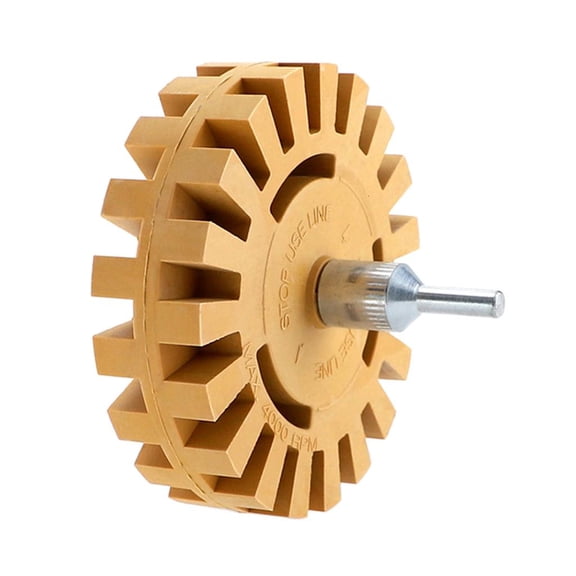 4 inch Rubber Grinding Wheel Quick Deglue Abrasive Disc Polishing Wheel