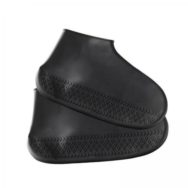 3x Cubrezapatos Impermeables de Silicona, Cubierta para Botas de Lluvia, Chanclos Reutilizables, Cubrezapatos de Goma Suave Y Portátil para Lluvia Par 3 piezas