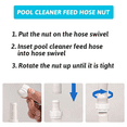 thumbnail image 3 of Pool Cleaner Hose Swivel D20 and Hose Nut D15 Kit Replace for Zodiac  280 180 380 3900 Pool Cleaner (27 Pack), 3 of 7