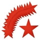 thumbnail image 1 of Uxcell 96Pcs Red Stars Cutouts Doble Impresión Estrellas de Papel Decoración Cartón Estrella para Suministros de Fiesta en el Aula, 1 of 6