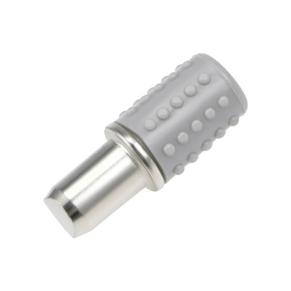 Soporte de Clavo para Estante 6x19mm con Acabado de Niquel y Mangas de Goma 50pcs