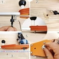 thumbnail image 3 of fastboy Circle Milling Jigs Woodworking Fitting Precise Slotting Component Workbench DIY Trimmer Guide Board Router Plate Accessories Type 1, 3 of 8