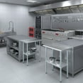 thumbnail image 4 of 18" x 30" Stainless Steel Work Table with Undershelf Food Prep NSF Utility Work Station, 4 of 9