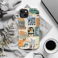 thumbnail image 5 of Retro Surf Collage Phone Case 70s Beach Vibes – Dual Layer Phone Case for iPhone 16 15 14 13 12 11 Pro Max, 5 of 6
