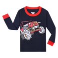 thumbnail image 3 of Kids Boys Motorcyclist 2 Piece Pajamas Set 100% Cotton Pjs for Toddler, 3 of 13