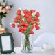 thumbnail image 5 of CaiYueKe Fake Strawberry Flower Bouquet - Artificial Strawberry Branches Simulated Fruits Flower Arrangement for Home Restaurant Table Wedding Decor, 5 of 7