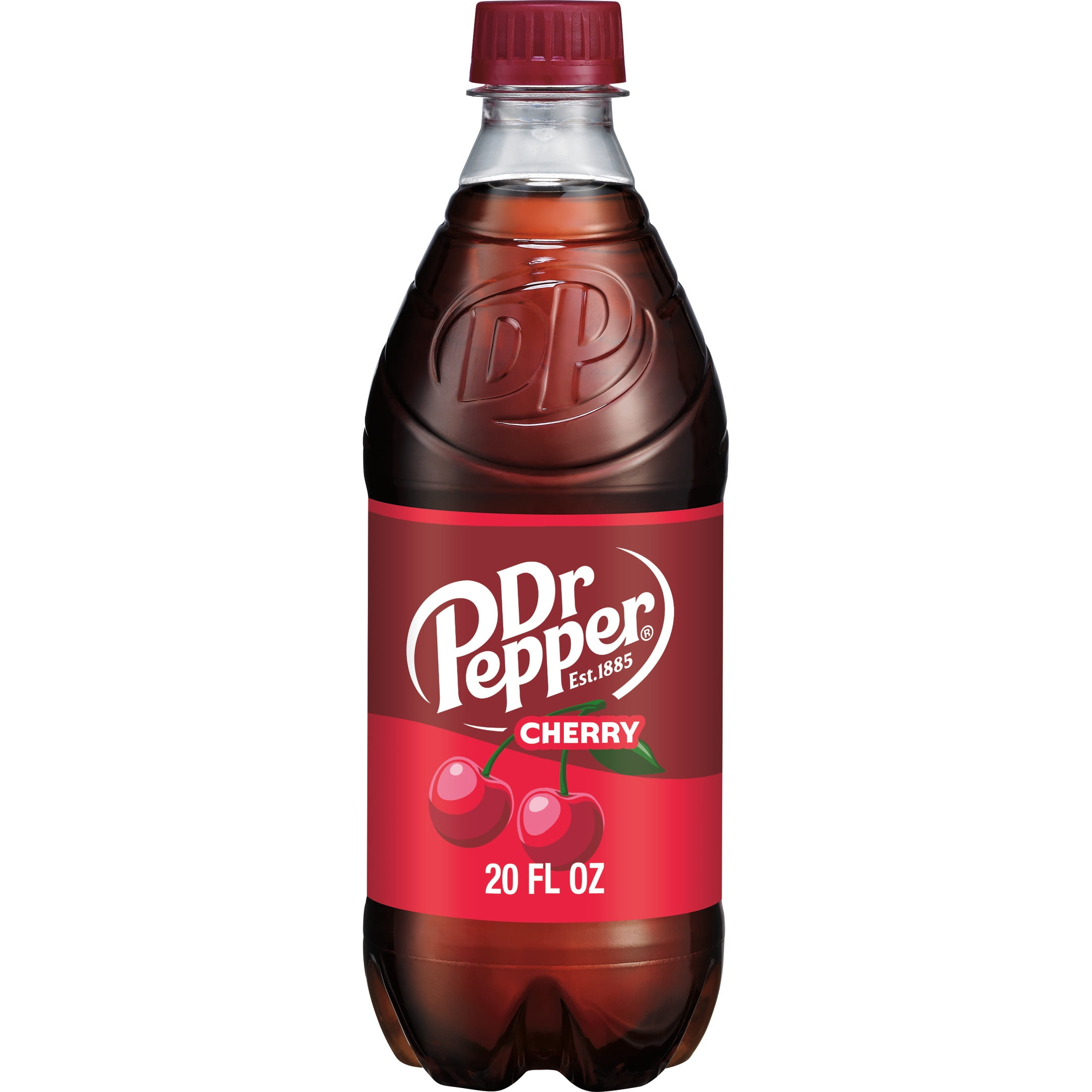(2 pack) Dr Pepper Cherry Soda Pop, 20 fl oz, Bottle