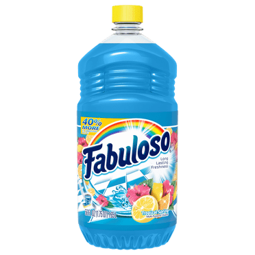 Fabuloso Multi-Purpose Cleaner, 2X Concentrated Formula, Tropical Spring Scent, 56 oz