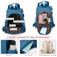 thumbnail image 3 of Rawiri Mochila para Mujer Monederos Mochila de Tela Oxford Mochila Impermeable Bolso de Hombro Informal, 32 * 29 * 11 cm, 3 of 7