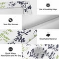 thumbnail image 6 of Outdoor Rug 3x5 ft Green Leaves Outdoor Large Area Rug Non Slip Rubber Blue Leaf Branches Plants Front Door Mat RV Rug Camping Carpet Patio Outdoor Rugs for Backyard Balcony Deck Porch Indoor, 6 of 9