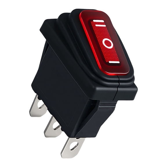 Practical Snaped In Mounting IP65 Small Rockers Switches 16A Suitable for Wet Environment and Outdoor Installations