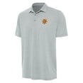 thumbnail image 2 of Men's Antigua Heather Gray Boston Bruins Scheme Polo, 2 of 3