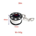 thumbnail image 2 of Compact Diving Reel Scuba Diving Reel 15M Diving Spool 30M Scuba Reel 50M Finger Spool For Diving Gear Management, 2 of 9