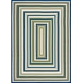 thumbnail image 2 of Stunning Contemporary 8' x 10' Green and Blue Polypropylene Outdoor Area Rug, 2 of 6