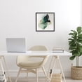 thumbnail image 3 of Stupell Industries Transitional Fluid Emerald Cascade Black Framed Giclee Art, 12 x 12, by Svetlana Aleynikova, 3 of 8