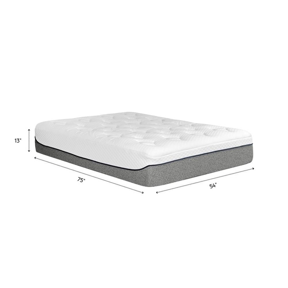 Pemberly Row Ultra Plush 13in Polyurethane Full Mattress in White