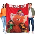 thumbnail image 1 of Red: Crecer es una Bestia anti-pilling, suave, ligera, esponjosa y acogedora de lujo para hogar y cocina – Perfecta para niños y adultos,150X120cm, 1 of 6