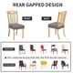 thumbnail image 5 of Funda Impermeable para Asiento de Silla de Comedor, Juego de 8, Gris, 5 of 7