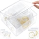 thumbnail image 1 of Organizador de Joyas de Acrílico, Organizadores de Joyas Transparentes y Almacenamiento con 60 Bolsas, para Aretes, Anillos, Pulseras y Collares, 1 of 5