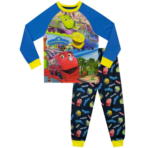 Chuggington Boys Pajamas Blue Sizes 2T-7