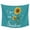 green, variant on Purple Sunshine Sunflower Small Tapestry for Bedroom Wall Hanging Tapestry,Pastoral Bees Farmhouse Floral Ceiling Backdrop Tapestries Poster Blanket Wall Decor for Teens Room Living Room 23" x 28"