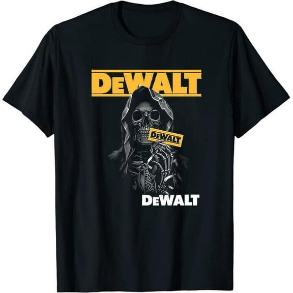 New Dewalt Skull Classic Tee T-Shirt Size S-5XL