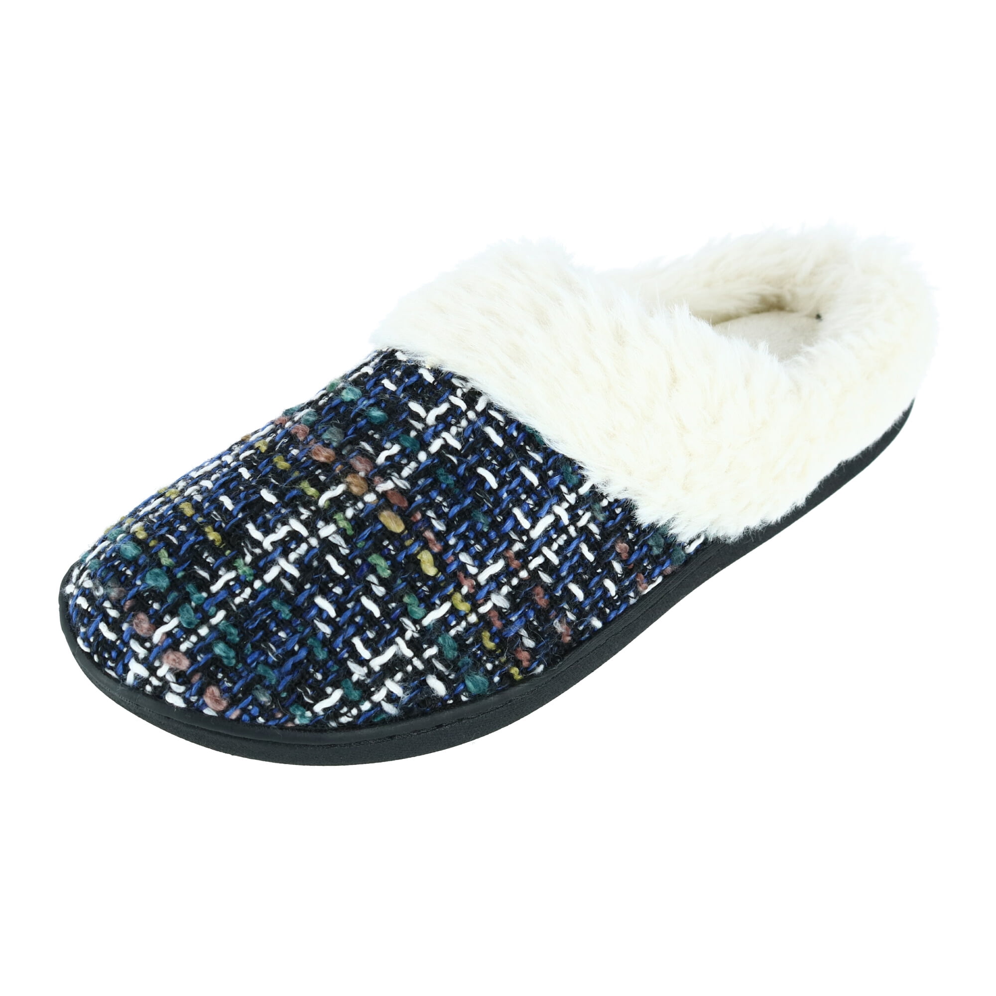 Isotoner Women's Tweed Kaitlyn Hoodback Slipper Walmart Canada