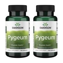 Swanson Pygeum - Herbal Supplement Promoting Male Prostate Health, Bladder, and Urinary Tract Health Support - Mens Health Supplement - (100 Capsules, 125mg Each) 2 Pack