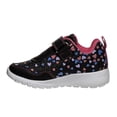 thumbnail image 3 of Laura Ashley Hook and Loop Girl Sneakers, Black Multi, Size: 9, 3 of 5